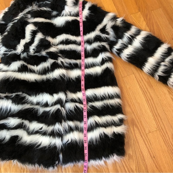 Forever 21 Faux Fur Striped Jacket - Picture 11 of 13
